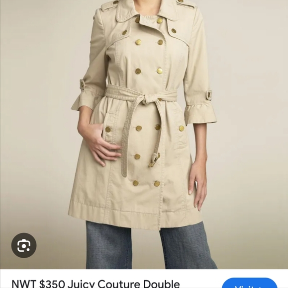 COPY - Juicy Couture Double Breasted Coat/Jacket - Picture 6 of 6